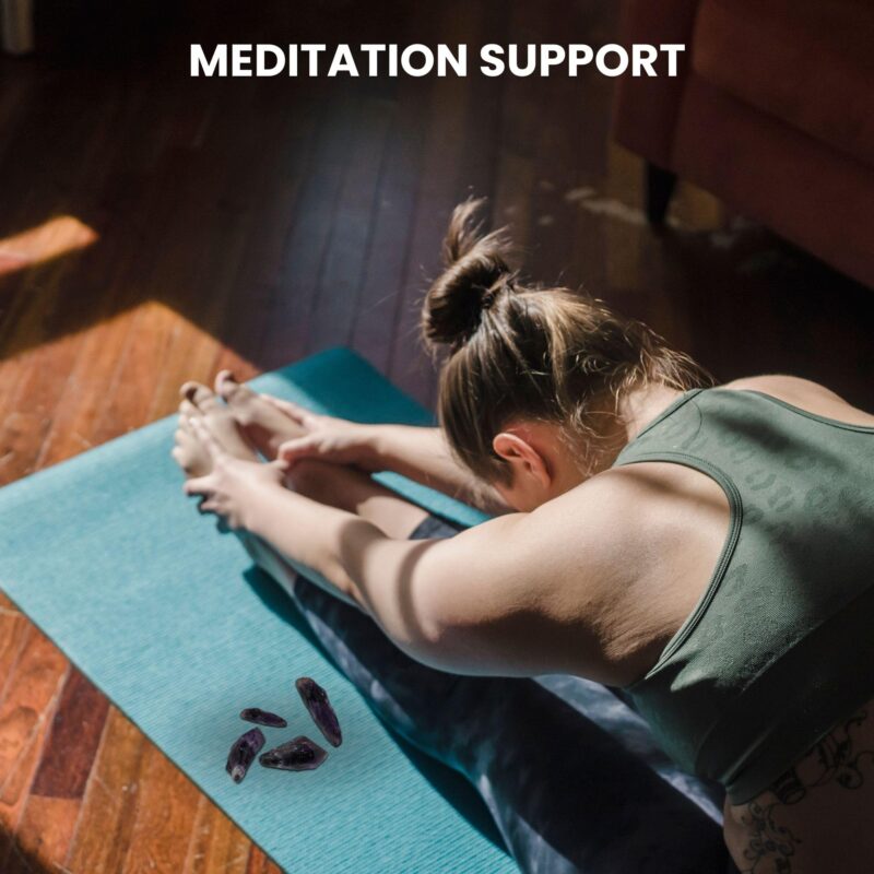 R.R. SHEIKH GEMS Natural Amethyst Stone Rough Raw Crystal Rock Healing Gemstone - Image 6