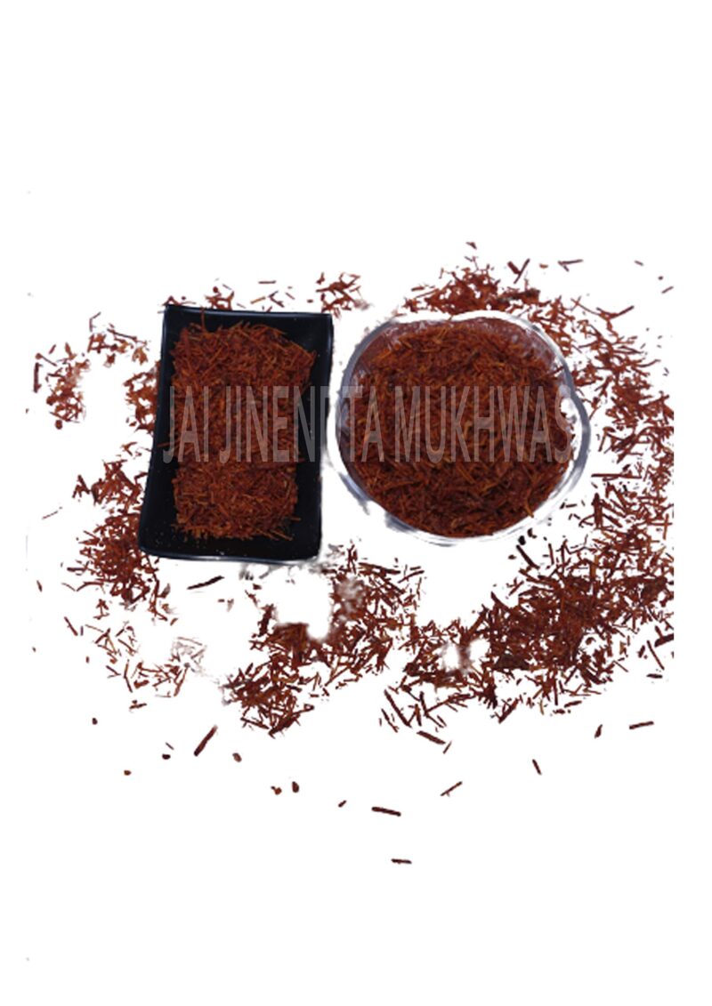 Jai Jinendra Home Made Sweet Kesar Lachha Sali Supari | 100gm Gram Packet | Fresh Natural Mouth Freshener (Mukhwas) | Betel Areca Nut - Image 3