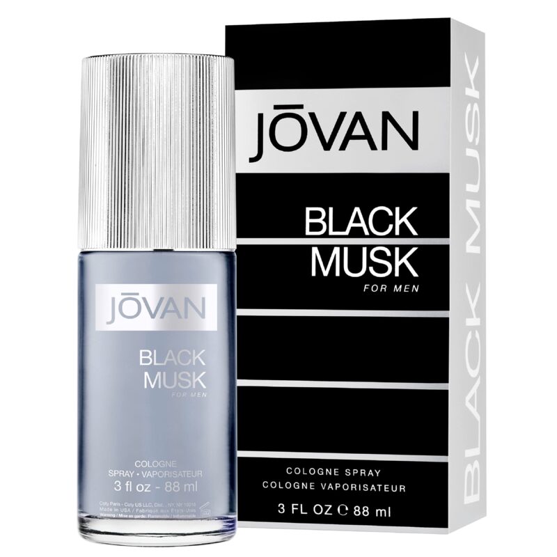 Jovan Black Musk Eau de Cologne for Men, 88ml - Image 4