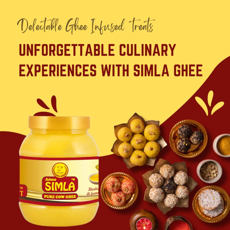 Simla Dairy Industries Suhana Simla Premium Danedar Cow Ghee Desi Ghee-5 Liter,4.9 Kilograms - Image 4