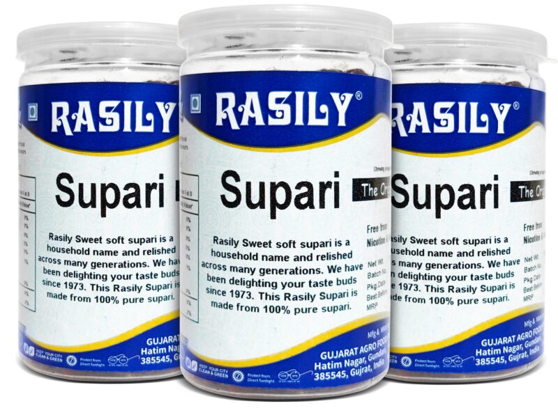 Rasily Sweet Soft Supari | Soft and Sweet | Mukhwas Mouth Freshener Natural Ingredients- Betel Nut, Flavourings, Sugar And Authentic Flavor Mouth Freshener, Digestive and Hygienically Packed After-Meal Snack. Sweet Betel Nut( ,100 Grams Pack of 1) - Image 5