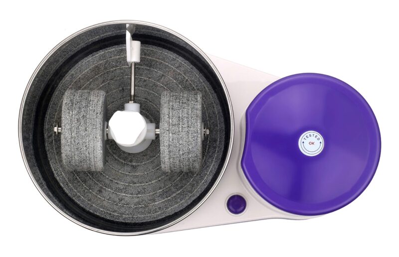 SOWBAGHYA Edge Wet Grinder 2 Litre -Blue Voilet Tabletop Design, Stainless Steel Drum, Compact & Silent - Powerful Motor, Idli Dosa Batter Machine for Home, 2 Yr Warranty, 1440 RPM - Image 4