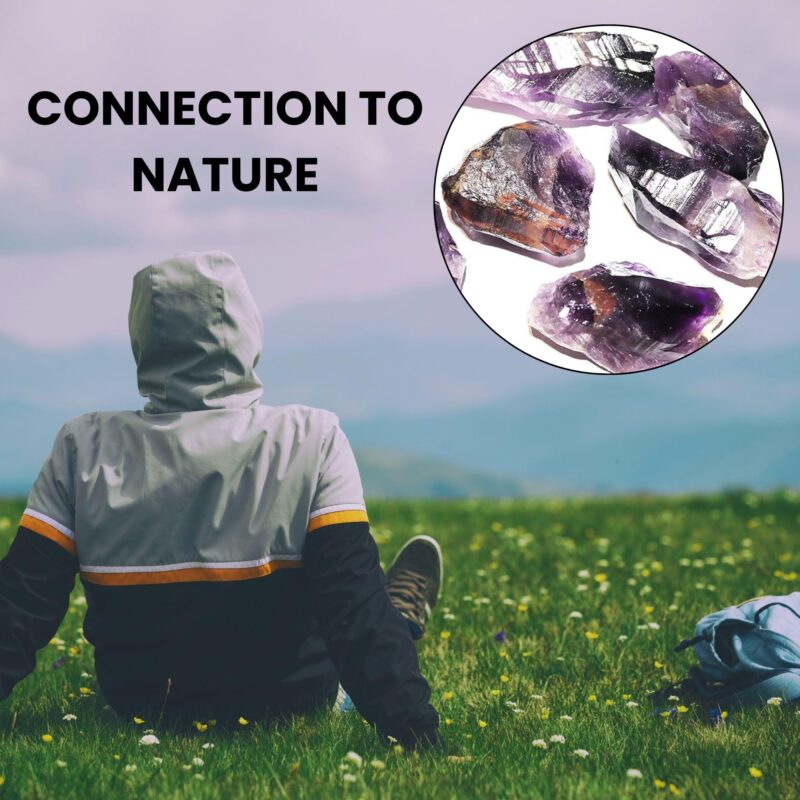 R.R. SHEIKH GEMS Natural Amethyst Stone Rough Raw Crystal Rock Healing Gemstone - Image 5