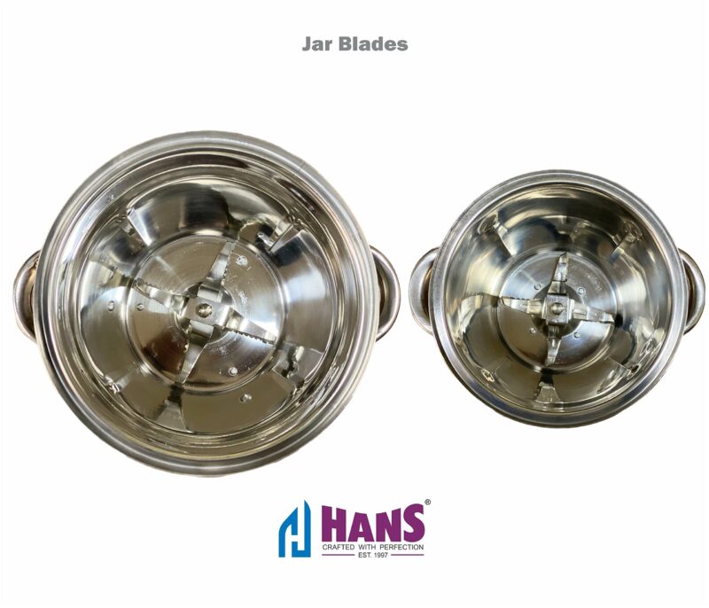 HANS Dominar X Pro 2200 Watts 3 HP Commercial Mixer Grinder With 2 Jar Heavy Duty Black Grey - Image 3