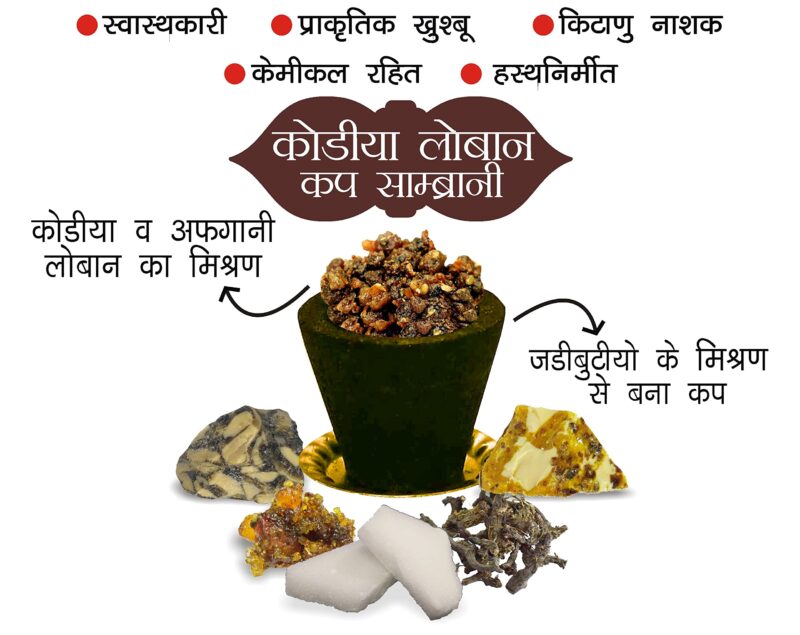 Parag Fragrances Kodiya Loban Sambrani Cup 24Pc Pack Real Loban and Various Herbs/Sambrani Cup for Home Fragrance and Pooja - Image 7