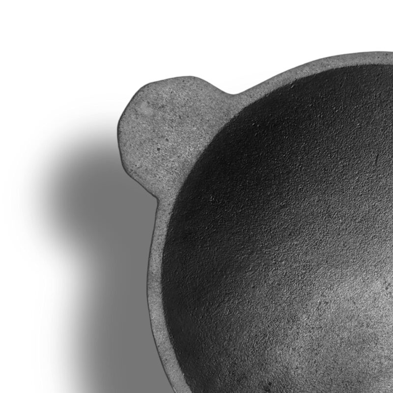 Naturally Cast Iron Appachatti/Appam Pan 8 Inch (Pre-Seasoned) - Image 3