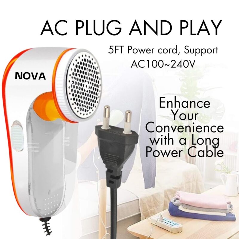 Nova Lint Remover for Clothes - Fabric Cleaner Tint and Dust Remover | 1 Year Warranty - Image 6