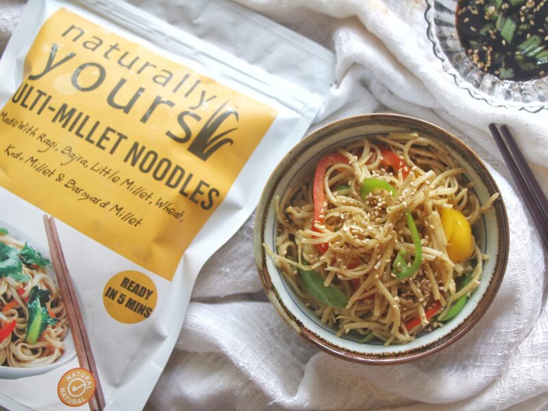 Naturally Yours, Multi-Millet Noodles, includes Tastemaker, No Maida, Preservative Free, Non-Fried, Vegan, 180g Each/Net Weight 540g (Pack of 3) - Image 9