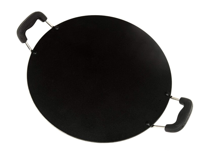 Anjali D PMTD12 Multi Tawa Deluxe Platinum Flat Tawa With Heat Resistant sturdy 2 Side Handle Triple Coating Non stick Tawa for Multie Purpose Food Item Making PMTD12 - Image 7