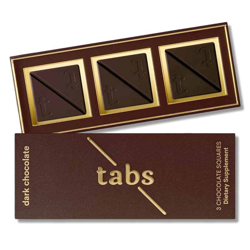 Tabs Dark Chocolate for Men & Women I Uplifting Mood I Vitality More Desire & Enjoyment Best Gift Set for Men's & Women's (TABS.01-DARK CHOCOLATE) | Pack of 1 - Image 6