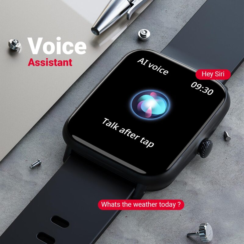 Fire-Boltt Ninja Call Pro Plus Smart Watch 1.83 inch with Bluetooth Calling, AI Voice Assistance, 100 Sports Modes IP67 Rating, 240 * 280 Pixel High Resolution (Black) - Image 6