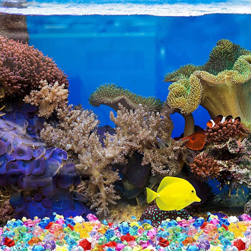 Promote Trader 100 Pcs 23 mm, Acrylic Diamond Gems Plastic Jewels Large Multicolor Artificial Stones for Home Decoration Kids Party Supplies Favors - Image 5