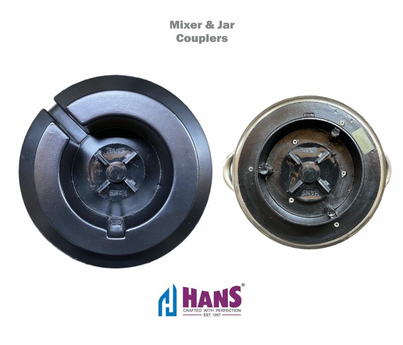 HANS Dominar X Pro 2200 Watts 3 HP Commercial Mixer Grinder With 2 Jar Heavy Duty Black Grey - Image 2