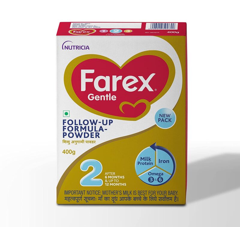 Farex -Gentle Follow Up 2 Formula Powder- 400 g