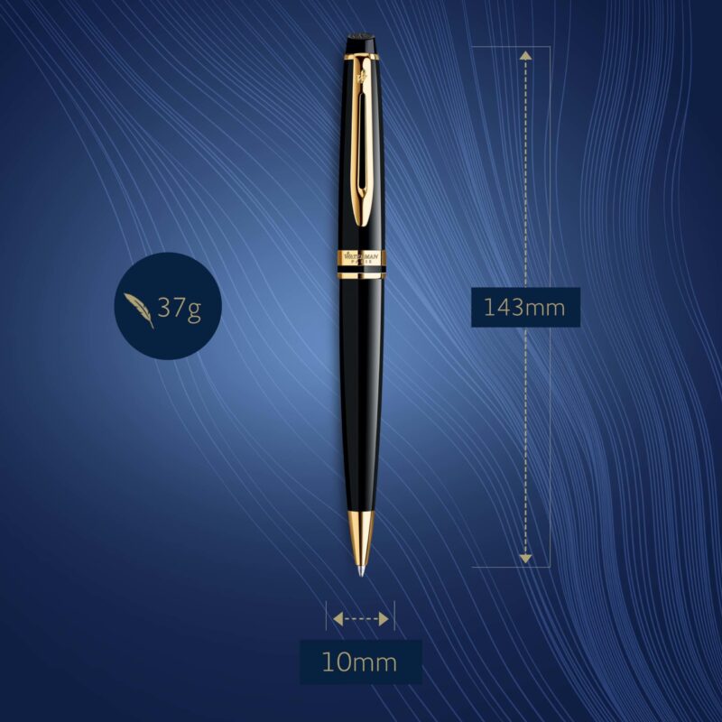 Waterman Expert Mars Ballpoint Pen (Black) - Image 7