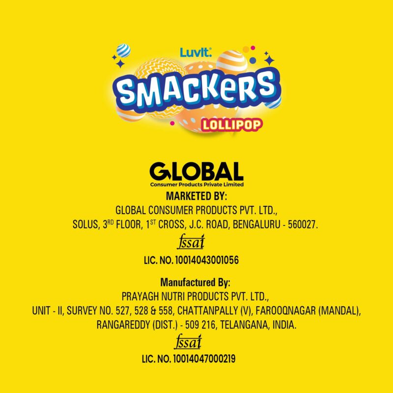 LuvIt. Smackers Fruit And Chocolate Flavoured Lollipops Pack Combo - Pack Of 6, 576 Gram - Image 5