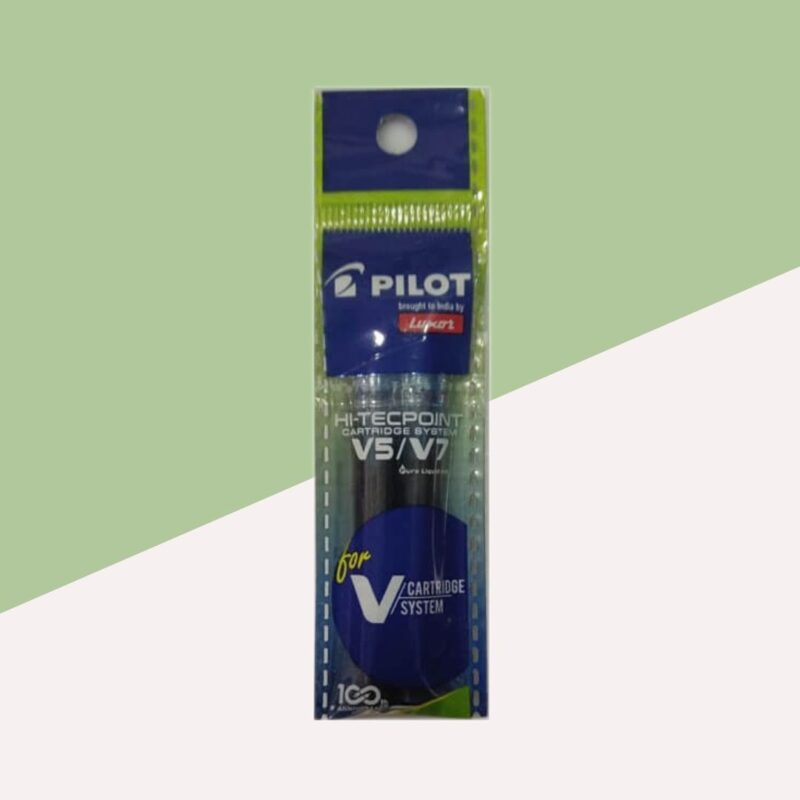 Pilot V5/V7 Ink Cartridge – Green ( Pack of 2 )