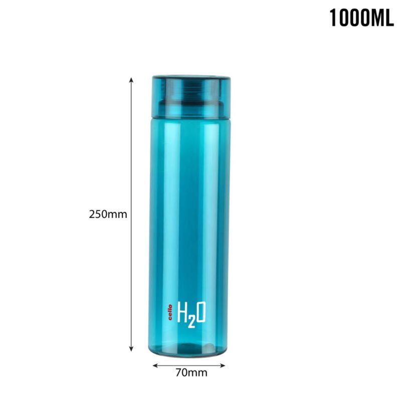 H2O Plastic Water Bottle, 1000ml - Image 13