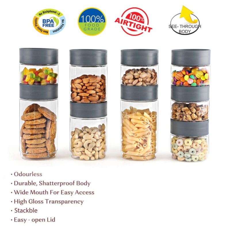 Modustack PET Container, Set of 9, Assorted Size - Image 9
