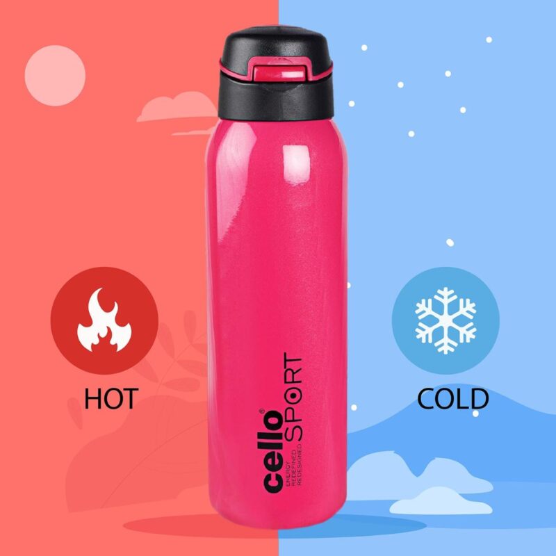 Gym Star Flask, Vacusteel Water Bottle, 650ml - Image 11