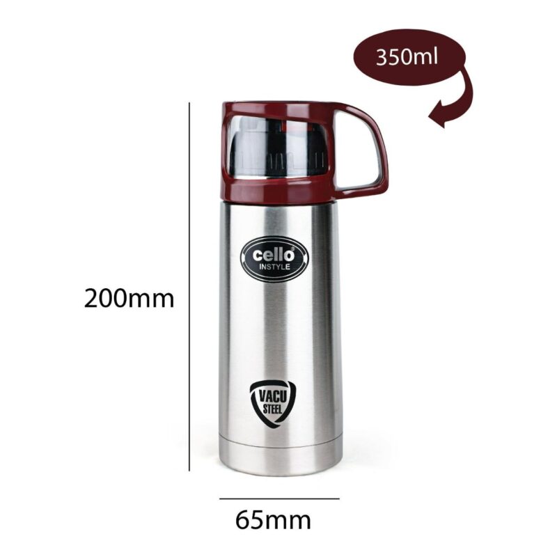 Instyle Flask, Vacusteel Water Bottle, 350ml - Image 11
