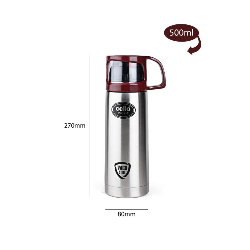 Instyle Flask, Vacusteel Water Bottle, 500ml - Image 12