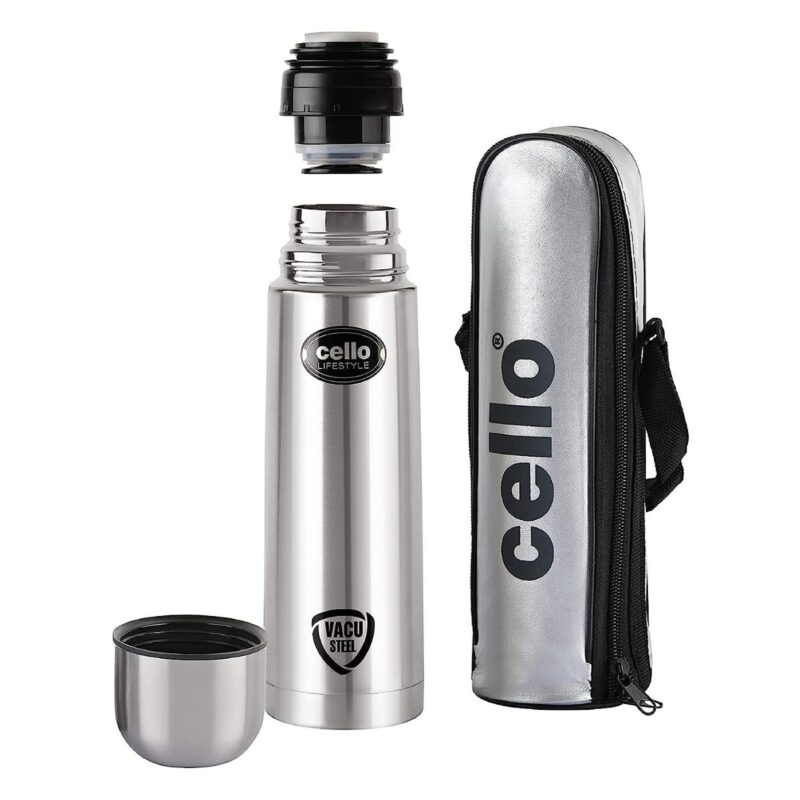 Lifestyle Flask, Vacusteel Water Bottle with Thermal Jacket, 750ml - Image 2
