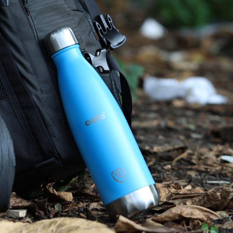 Blue|Duro Swift Flask, Vacusteel Water Bottle, 500ml / 500ml