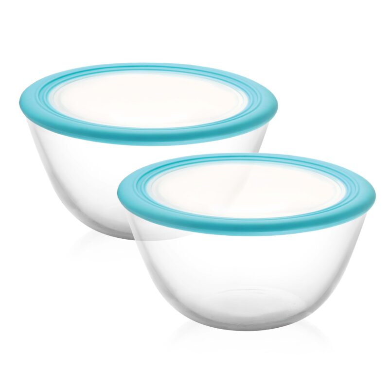 Ornella Glass Mixing Bowl Set, Set of 2 - Image 8