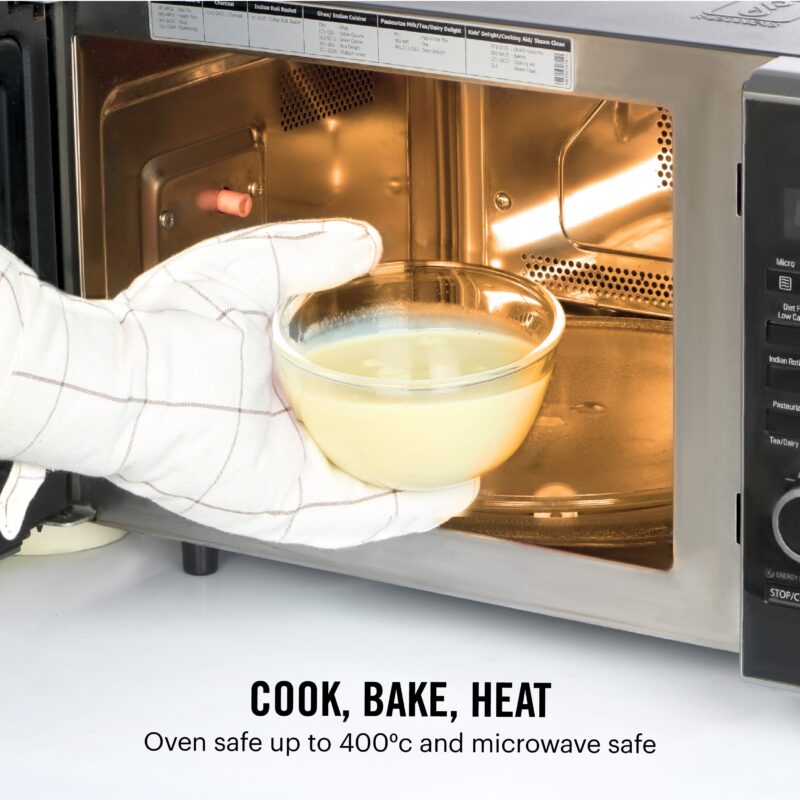 Ornella Glass Mixing Bowl Set, Set of 2 - Image 4