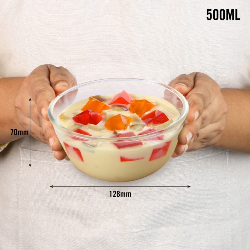 Ornella Glass Mixing Bowl Set, Set of 2 - Image 5