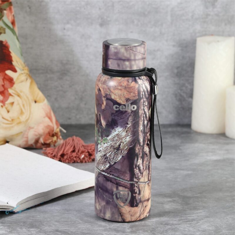 Grey|Deezee Kent, Vacusteel Water Bottle, 550ml / 550ml