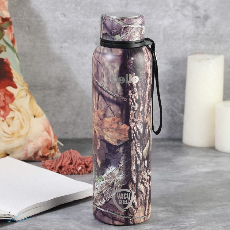 Grey|Deezee Kent, Vacusteel Water Bottle, 900ml / 900ml