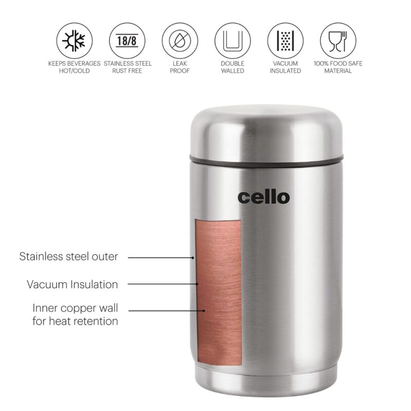 Supee Flask, Insulated Soup and Food Jar, 600ml - Image 3