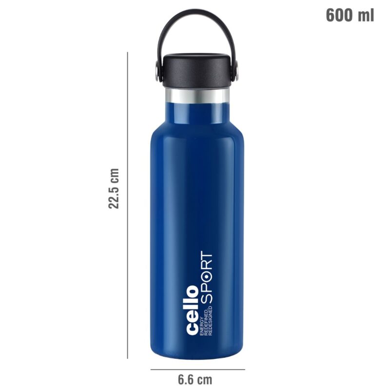 Aqua Bliss Flask, Vacusteel Water Bottle, 600ml - Image 28