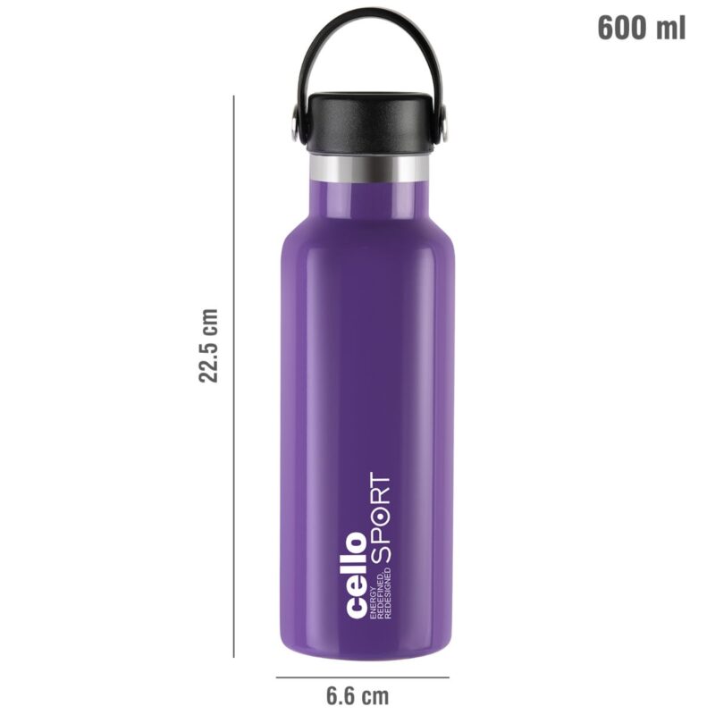 Aqua Bliss Flask, Vacusteel Water Bottle, 600ml - Image 30