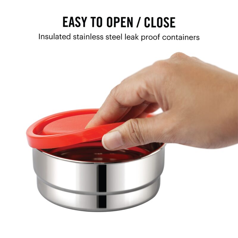 Double Treat Lunch Box with Jacket, Set of 3 - Image 5