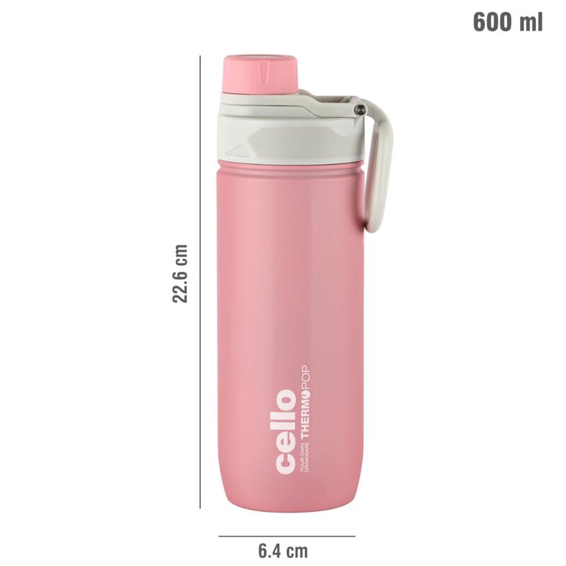 Pop Hot & Cold Stainless Steel Kids Water Bottle, 600ml - Image 50