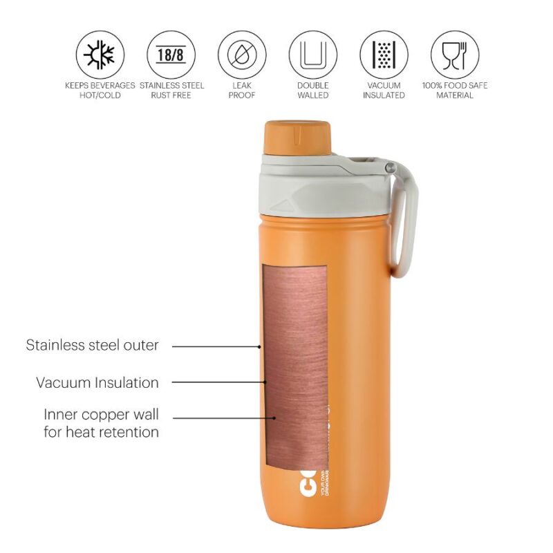 Pop Hot & Cold Stainless Steel Kids Water Bottle, 600ml - Image 27