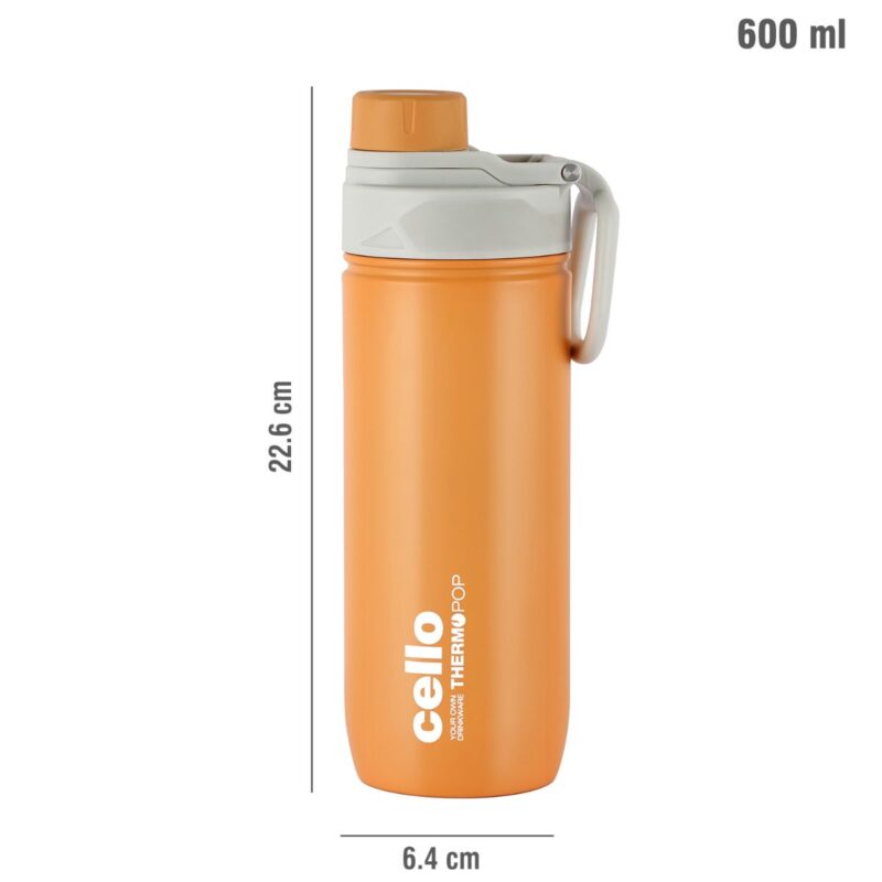Pop Hot & Cold Stainless Steel Kids Water Bottle, 600ml - Image 51