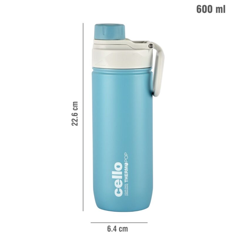Pop Hot & Cold Stainless Steel Kids Water Bottle, 600ml - Image 54