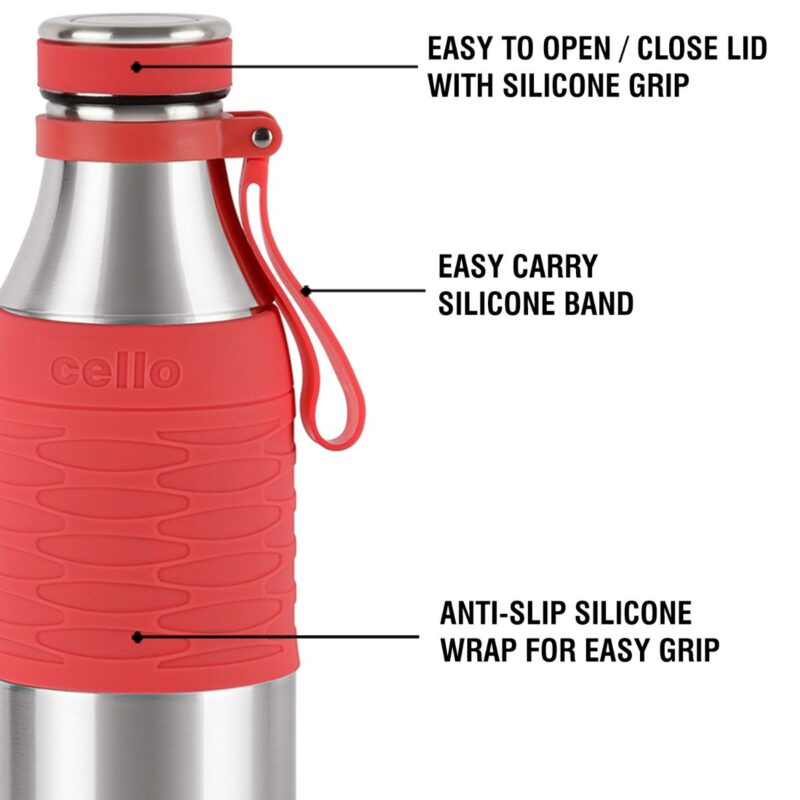Gripmax Flask, Vacusteel Water Bottle, 600ml - Image 11