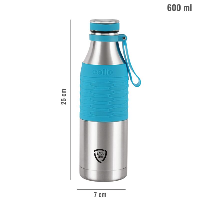 Gripmax Flask, Vacusteel Water Bottle, 600ml - Image 21