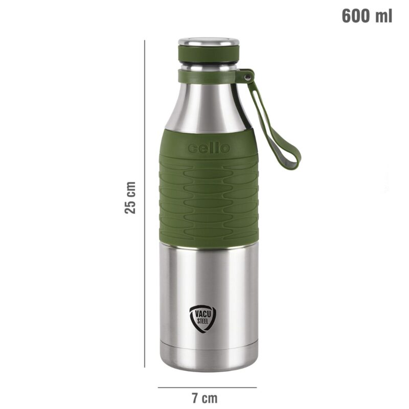 Gripmax Flask, Vacusteel Water Bottle, 600ml - Image 22