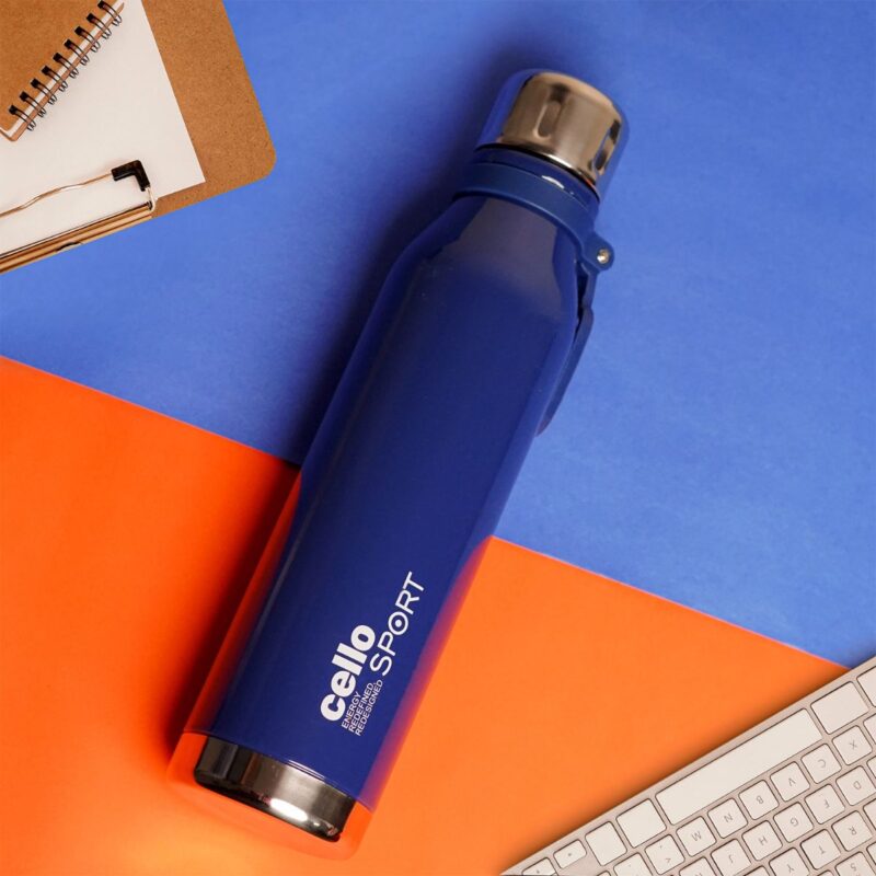 Blue|Bentley Flask, Vacusteel Water Bottle, 800ml / 800ml