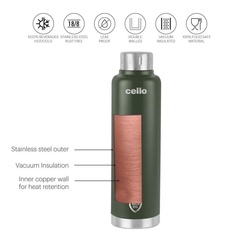 Duro Top Flask, Vacusteel Water Bottle, 750ml - Image 10