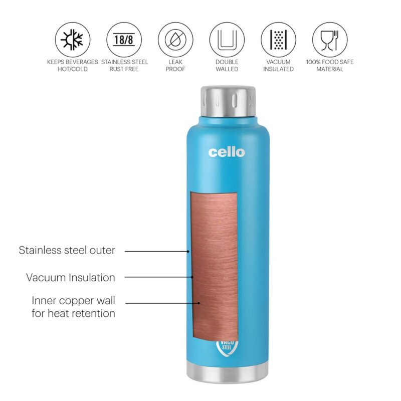 Duro Top Flask, Vacusteel Water Bottle - Image 23