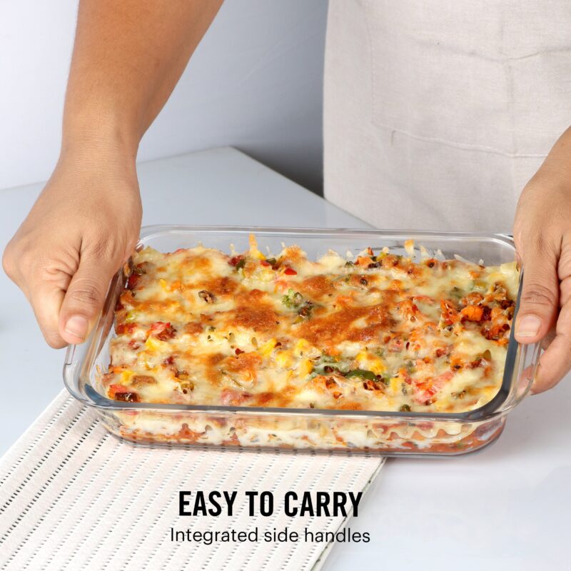 Dahlia Rectangle Glass Baking Dish, 1100ml - Image 5