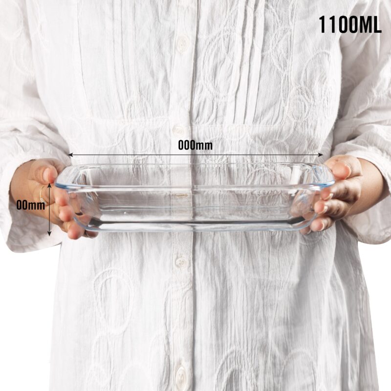 Dahlia Rectangle Glass Baking Dish, 1100ml - Image 6