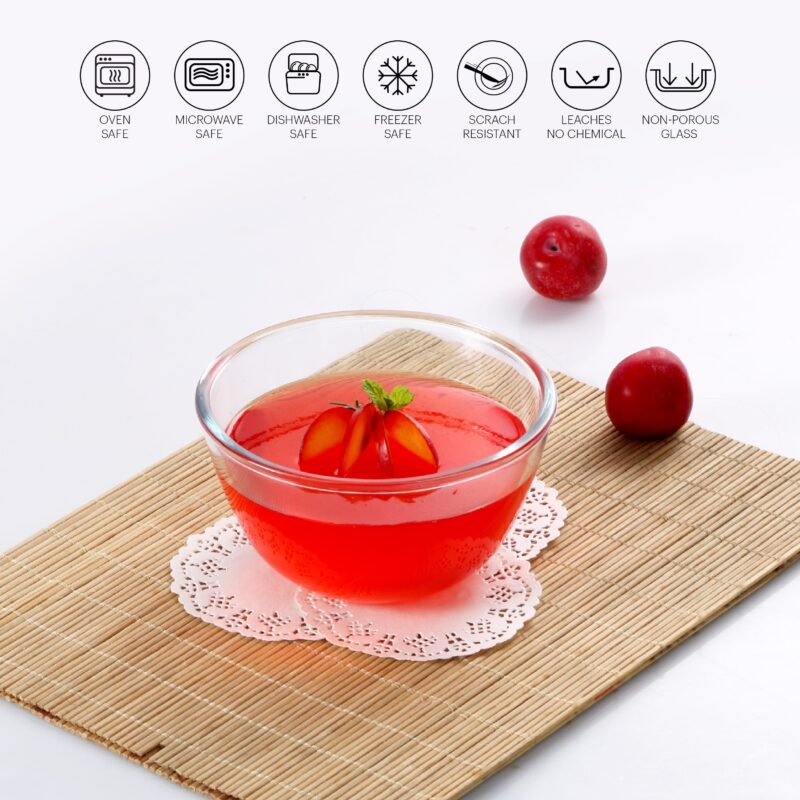 Ovenware Borosilicate Glass Mixing Bowl, 500ml - Image 3